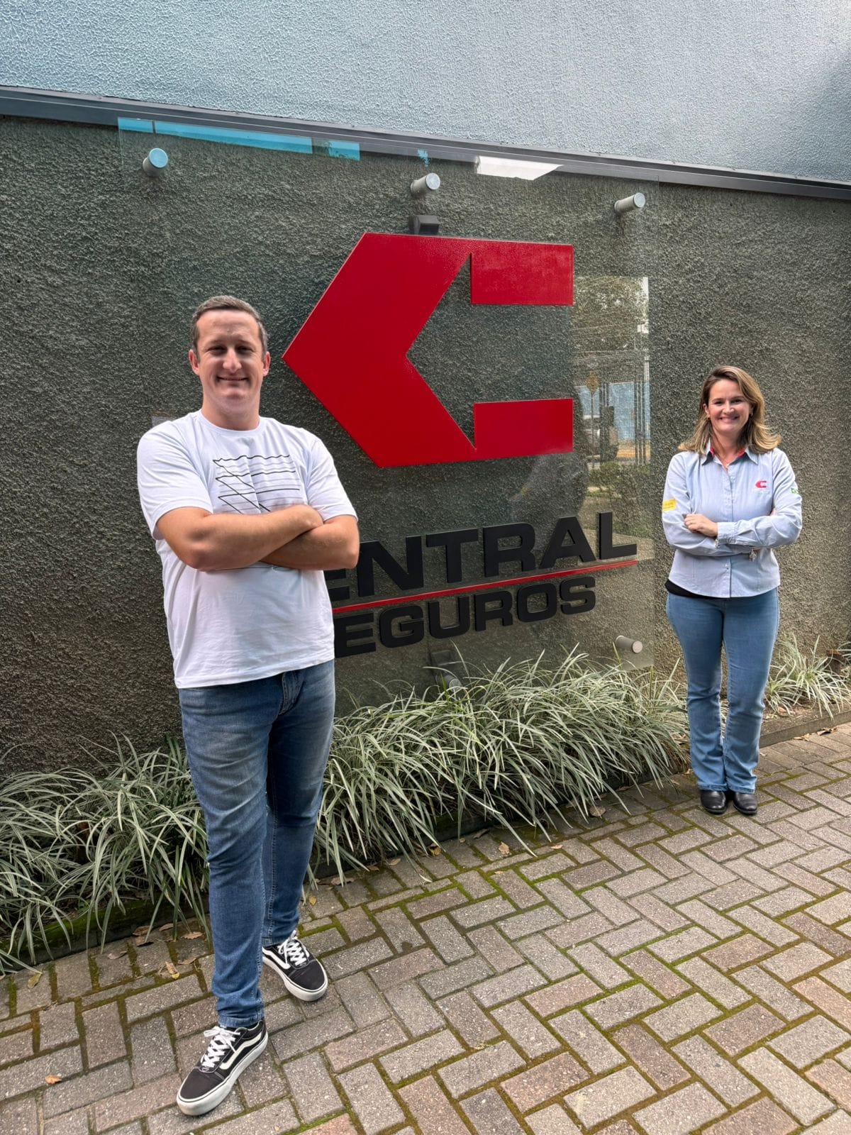 Simone Correa Alonso Boff e Eduardo Correa Alonso, sócios da Central Seguros